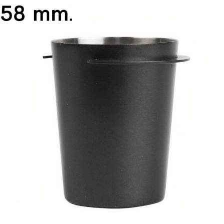 ถ้วยโดส ETZEL ตวงเมล็ดกาแฟ รองผงกาแฟไม่ให้หก สำหรับด้ามชงกาแฟ 58mm สีดำ_0
